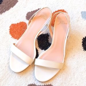 J.CREW heeled sandals